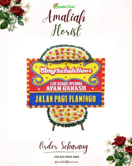 Sewa Papan Bunga Muara Gading Mas